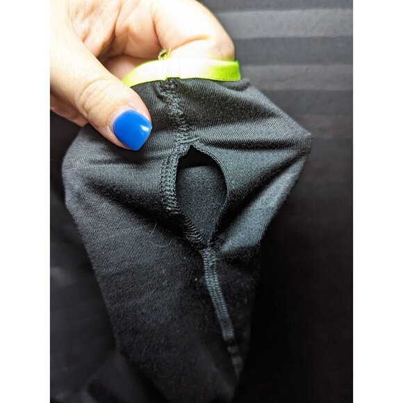 Nike Pro Dri Fit Women’s Small Black Stripe Fleece Lined Pullover Sweatshirt - Picture 4 of 14